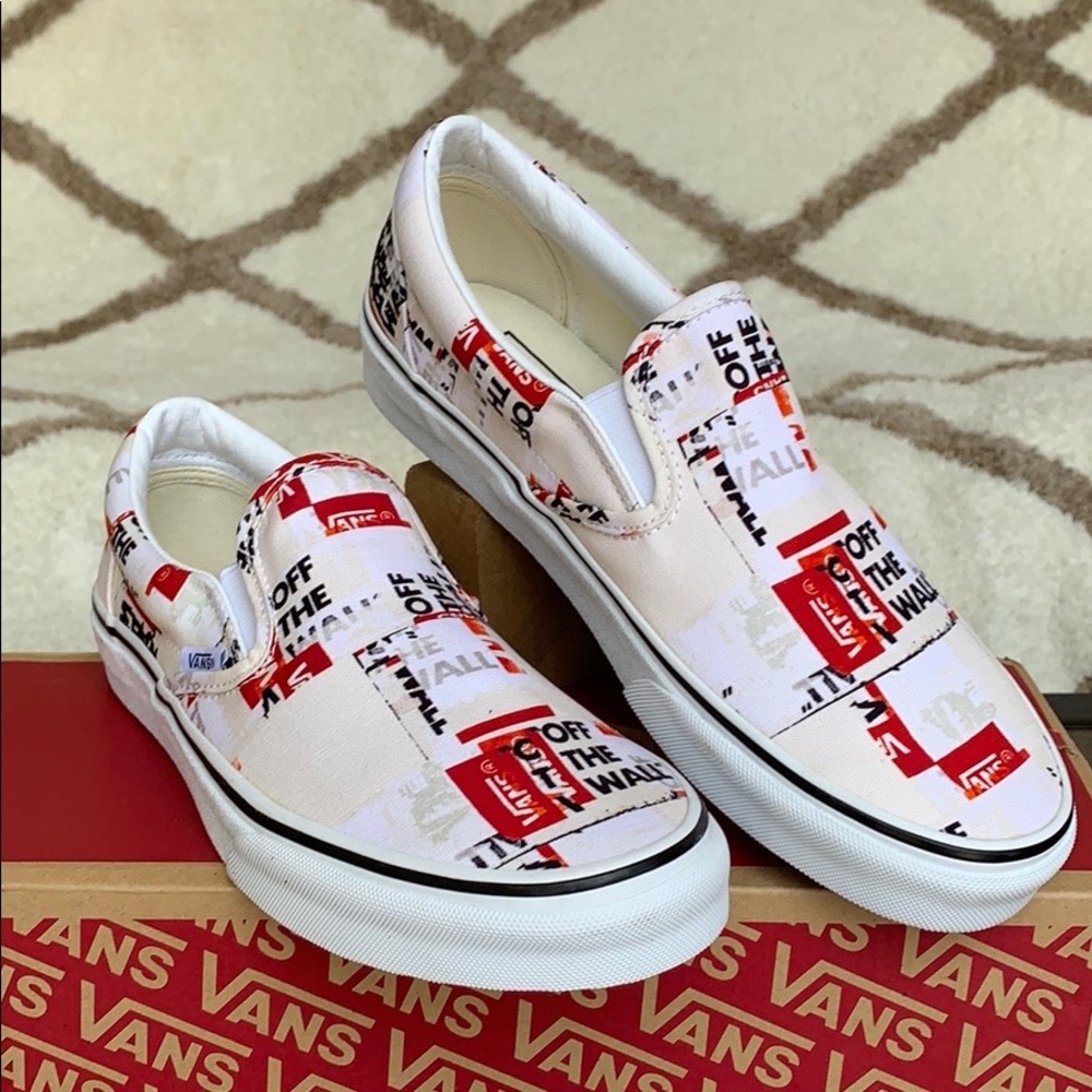 •VANS CLASSIC SLIP ON PACKING TAPE Blcdblc WMNS• - Picture 2 of 16
